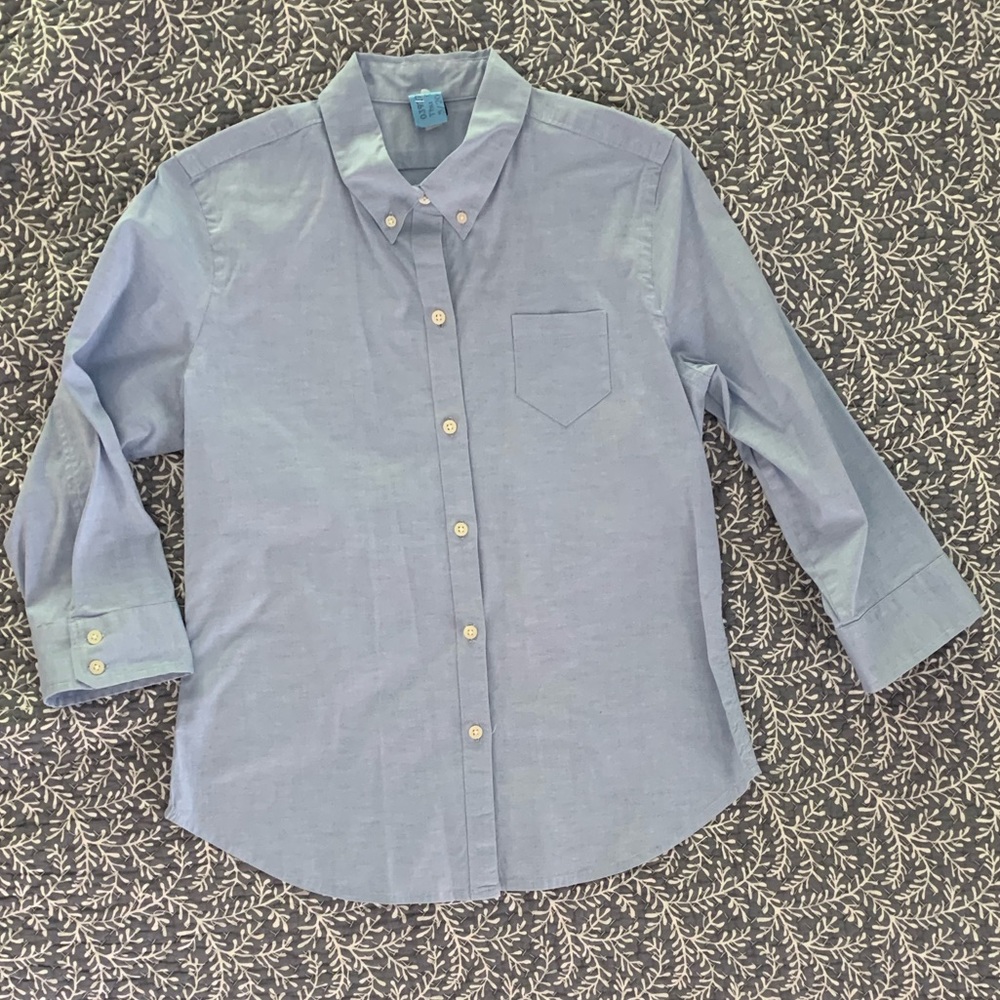GAP Women’s Button-Down, 3/4 Length Sleeves, Size M
